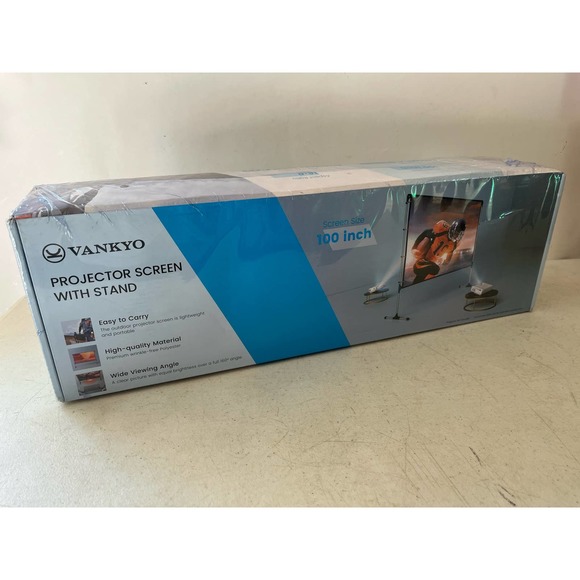 New Vankyo Projector and 100” Screen D30T - Picture 2 of 16